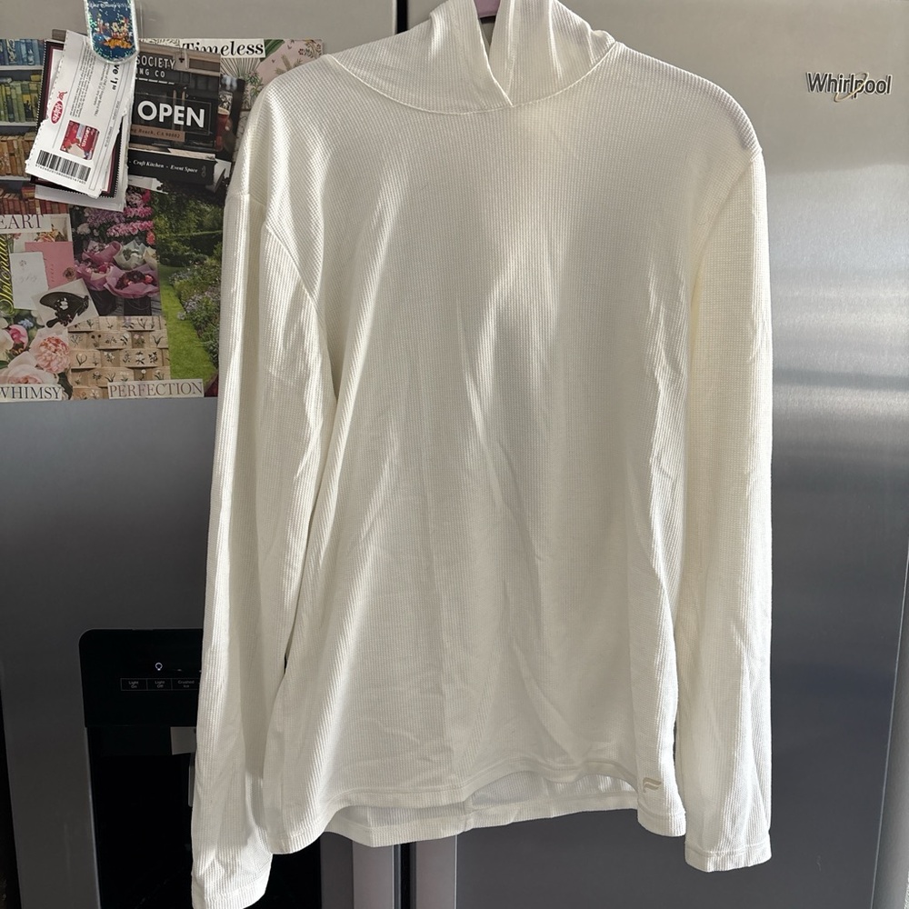 Long sleeve waffle knit hoodie from Fabletics